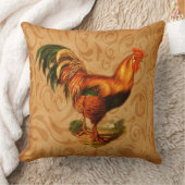 Rustic Country Rooster Stilvoll und Verziert Kissen (Decke)