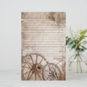 Rustic country stationery briefpapier (Stehend Vorderseite)