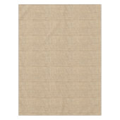 Rustic Country Vintage Burlap Tischdecke (Vorderseite)