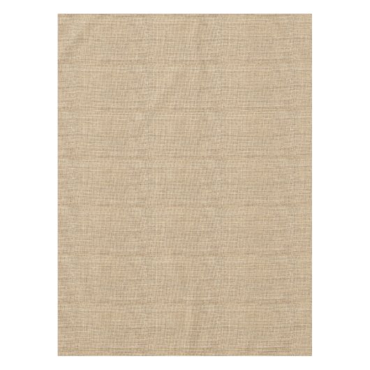 Rustic Country Vintage Burlap Tischdecke (Vorderseite)