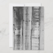 Rustic Cowboy Boots Western Post Wedding Brunch Einladung (Rückseite)