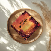 Rustic Cowboy Rodeo 1st Birthday Serviette