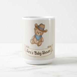 Rustic Cowboy Watercolor Boy Baby Dusche Kaffeetasse