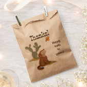 Rustic Cowboy Wild West Animal Danke Geschenktütchen (Ausgeschnitten)