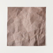 Rustic crumpled paper wandteppich (Vorderseite)