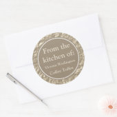 Rustic Custom Bakery Kitchen Geschenk Aufkleber (Umschlag)