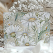 Rustic Daisies Save the Date Hochzeit Einladung