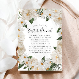 Rustic Daisis Osterbrunch Einladung