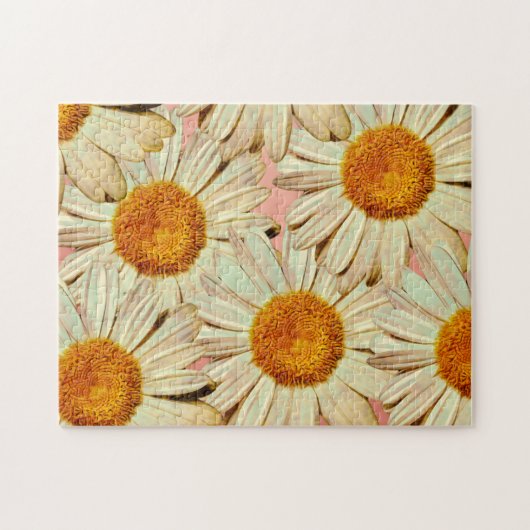 Rustic Daisise Blume Puzzle (Horizontal)