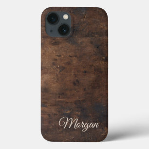 Rustic Dark Brown Wood Look iPhone / iPad Gehäuse Case-Mate iPhone Hülle