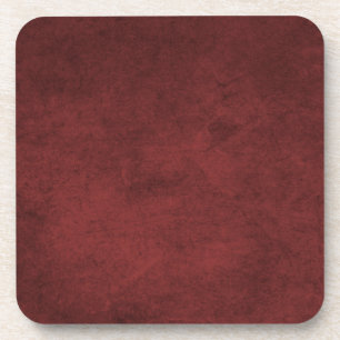 Rustic Dark Red Burgundy Getränkeuntersetzer