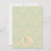 Rustic Deer Antler Wedgewochenende ITINERARY Card Einladung (Rückseite)