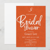 Rustic Denim Bridal Shower Invitation Einladung (Vorne/Hinten)