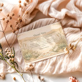 Rustic Desert Meadow Birthday Dankeskarte