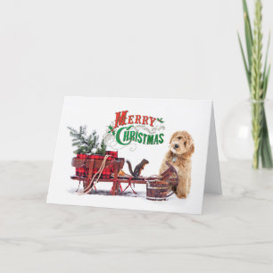 Rustic Doodle Christmas Feiertagskarte