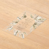 Rustic Dried Boho Pampas Grass Arch Bridal Shower Acryleinladungen (Ablage )