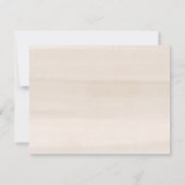 Rustic Dusk Wedding wünscht sich für frisch verhei Einladung (Rückseite)