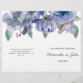 Rustic Dusty Blue Floral Wedding (Vorderseite)
