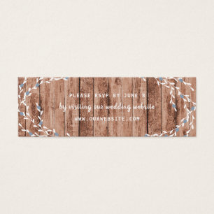 Rustic Dusty BlueBerry Website zur Hochzeit uAwg