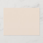 Rustic Earth Florals Date Night Ideas Cards Postkarte (Rückseite)