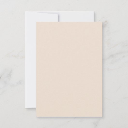 Rustic Earth Florals Menü Auswahl RSVP Karte (Rückseite)