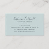 Rustic Earth Florals | Mini-Visitenkarte Visitenkarte (Rückseite)