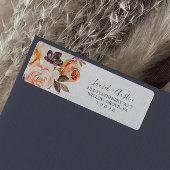 Rustic Earth Florals Rücksendeadresse