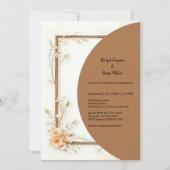 Rustic Earthy Floral Harmony Wedding (Vorderseite)