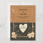 Rustic Earthy Floral Harmony Wedding (Vorderseite)