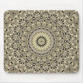 Rustic Earthy Tribal Style Mandala Mousepad (Vorne)