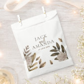 Rustic Elegance Floral Party liefert Gefälligkeits Geschenktütchen (Ausgeschnitten)