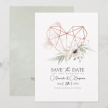 Rustic Elegance Geometric Heart QR Code