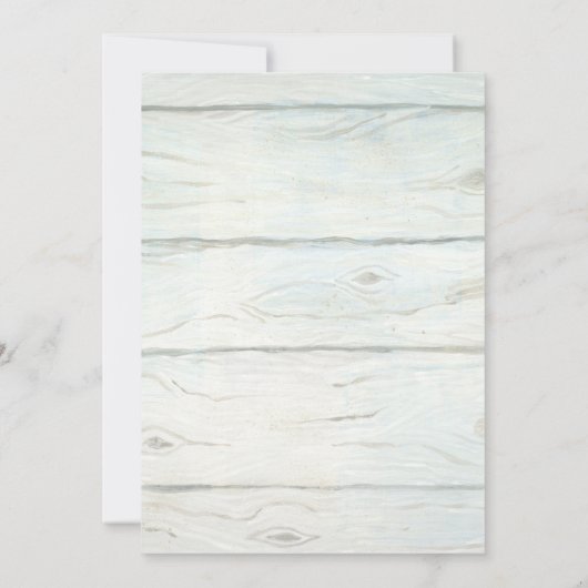 Rustic Elegant Hydrangea Blumenzeremonie Einladung (Rückseite)