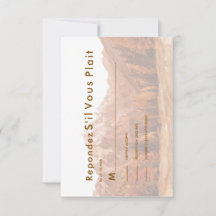rustic elegant rsvp elegant weeding invite