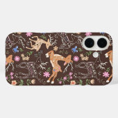 Rustic Enchanted Deer and Botanicals Case-Mate iPhone Hülle (Rückseite (Horizontal))