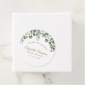 Rustic Eucalyptus Greenery Elegant Bridal Shower Geschenkanhänger (Beispiel)