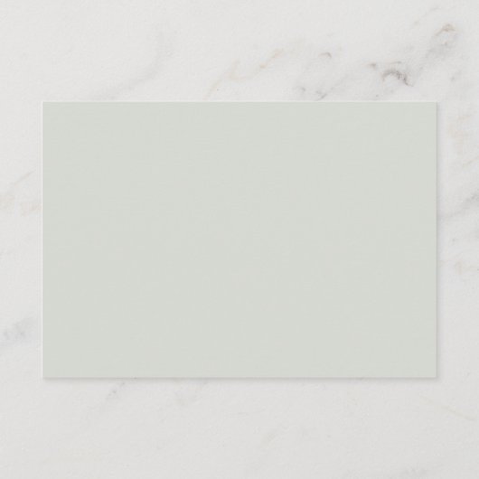 Rustic Eucalyptus Greenery Wedding Details Begleitkarte (Rückseite)