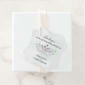 Rustic Eucalyptus & Lavender Wedding Vielen Dank Geschenkanhänger (Beispiel)