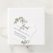 Rustic Eukalyptus & Greenerity Wedding Vielen Dank Geschenkanhänger (Beispiel)