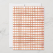 Rustic Fall Boy Twins Pumpkins Baby Dusche Einladung (Rückseite)