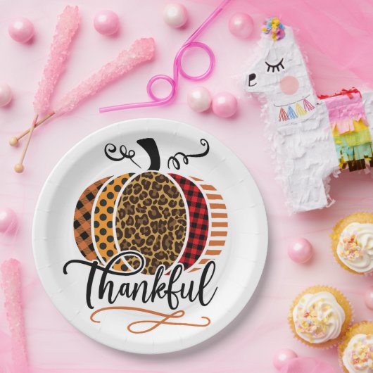 Rustic Fall Celebration Pappteller (Party)