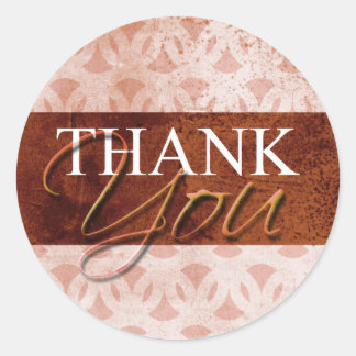 Rustic Fall Danke Umschlag Label Siegel Stickers