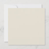 Rustic Fall Floral Elegante Hochzeit Einladung (Rückseite)