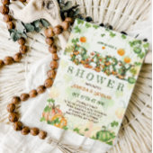 Rustic Fall Pumpkin Baby Dusche Einladung