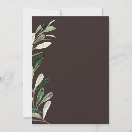 Rustic Fall Pumpkin Baby Dusche Einladung (Rückseite)