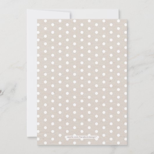 Rustic Fall Pumpkin Baby Dusche Einladung (Rückseite)