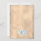 Rustic Fall Pumpkin Baby Shower Einladung (Rückseite)