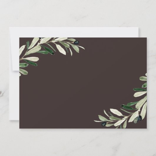 Rustic Fall Pumpkin Baby Sprinkle Dusche Einladung (Rückseite)