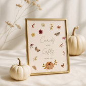 Rustic Fall Pumpkin Cards und Giftzeichen Poster