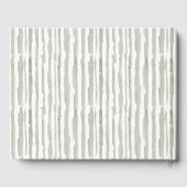 Rustic Fall Pumpkin Leafy Blumenstrauß Gästebuch (Rückseite)